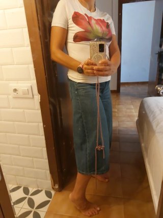 Camiseta Desigual flor blanca Talla M