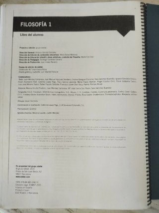 Filosofía 1 Bachillerato