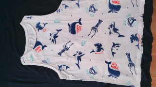 Camiseta niña manga corta y tirantes, 10-12 años