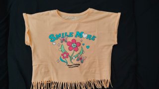 Camiseta niña manga corta y tirantes, 10-12 años