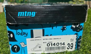 Botas Mustang Amarillas Lona como nuevas