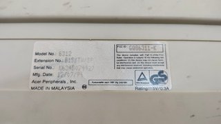 Teclado vintage Acer 6312 español mecánico