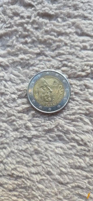 Moneda 2 euros Francia 2022 Jacques Chirac