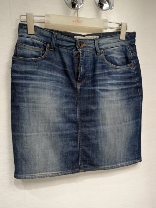 Minifalda vaquera Zara azul