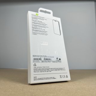 Funda iPhone 18 Pro Transparente Negra Magsafe