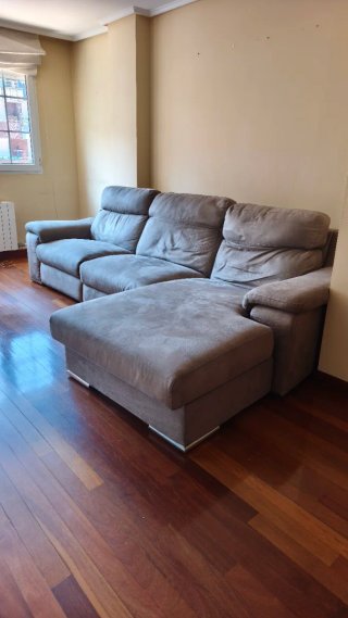 Sofá Chaise Lounge con 2 Asientos Eléctricos