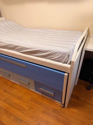 Cama nido con cajones