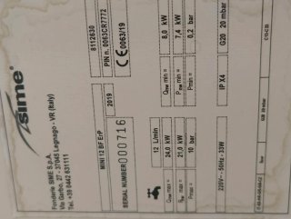 Calentador Gas Natural Estanco Sime Mini 12 BF