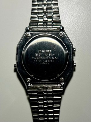 Reloj Casio A159W Digital Acero Inoxidable