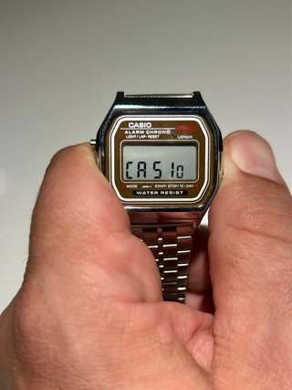 Reloj Casio A159W Digital Acero Inoxidable