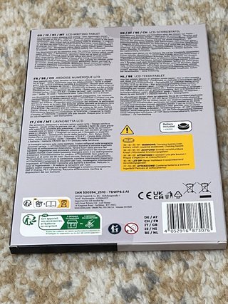 Tablet de Escritura Infantil Negra