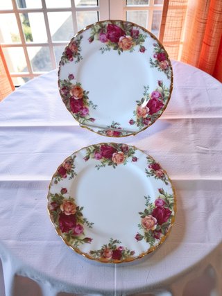 Platos 16cm x 2 Vajilla inglesa Royal Albert OCR