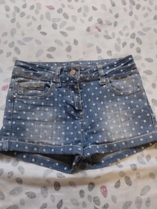 Pantalón corto niña talla 10/11 años