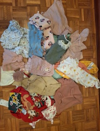 Lote ropa bebe niña.