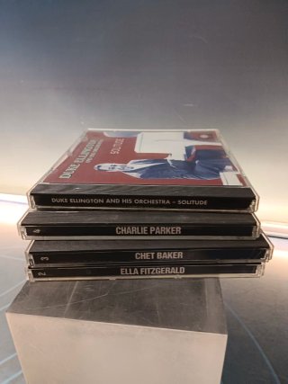 4 CDs de Jazz: Ella Fitzgerald, Charlie Parker....
