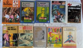 Pack de libros juveniles.