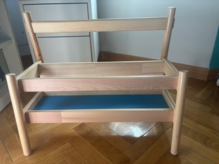 Expositor libros Flisat IKEA madera