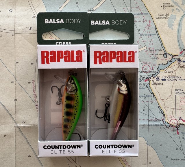 Lote 2 Rapala Countdown Elite CDE55 - 366