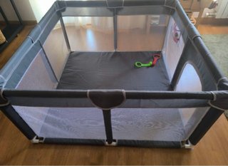 Parque Infantil Plegable Gris
