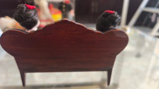 Set de 2 Muñecas de Porcelana Flamencas