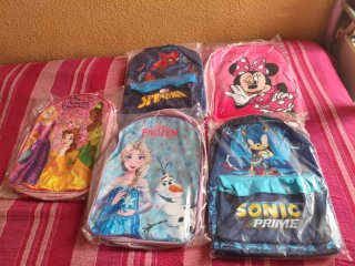 Mochilas Infantiles Disney y Sonic
