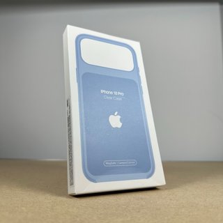 Funda iPhone 18 Pro Transparente Azul claro Magsaf