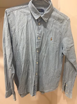 Camisa Polo Ralph Lauren vaquera azul T-L poco UsO