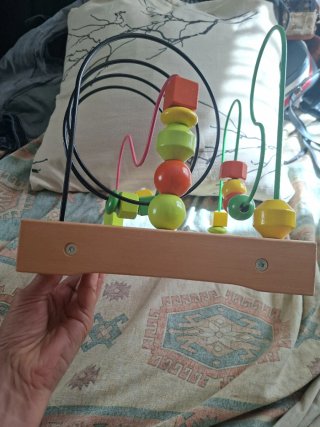 Juguete psicomotricidad bebés madera