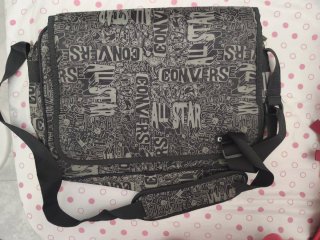 Bandolera Converse Gris