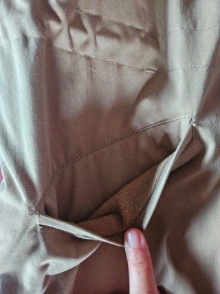 Chaqueta de plumas de Invierno Beige
