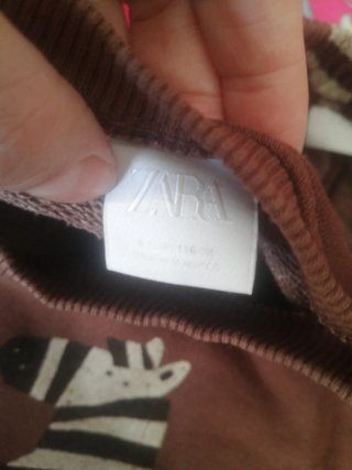 Conjunto Zara Estampado Cebra 4-5 Años