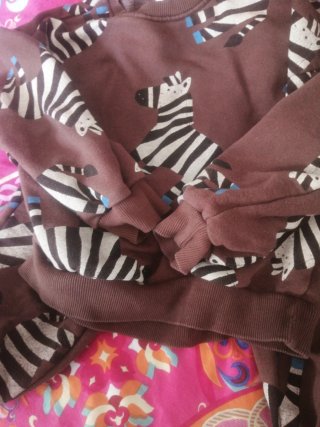 Conjunto Zara Estampado Cebra 4-5 Años