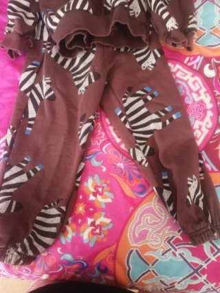 Conjunto Zara Estampado Cebra 4-5 Años