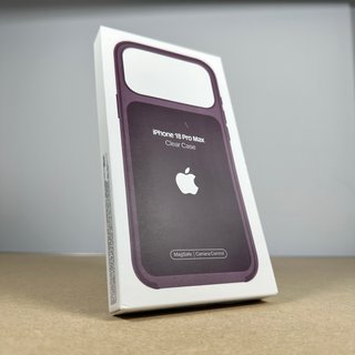 Funda iPhone 18 Pro Max Burdeos Transparente