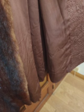 Abrigo Vintage de Pelo Marrón