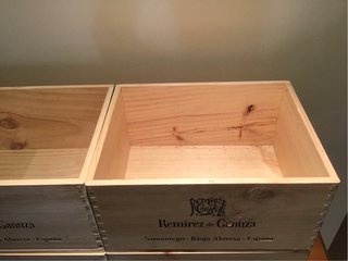 6 Cajas de Madera para almacenaje