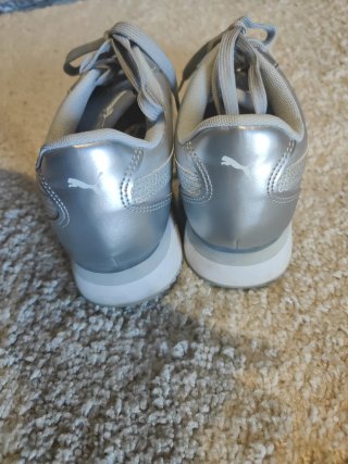 Zapatillas Puma Plateadas