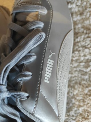 Zapatillas Puma Plateadas