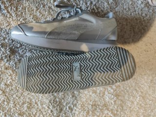 Zapatillas Puma Plateadas