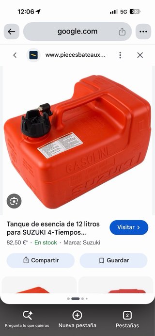 Depósito combustible Suzuki 12 L