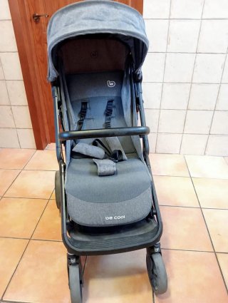 Carrito y Silla de Bebé Gris