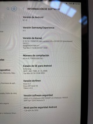 Tablet Samsung Galaxy Tab A6 Negra