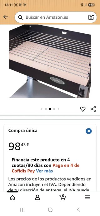 Barbacoa con ladrillo refractario