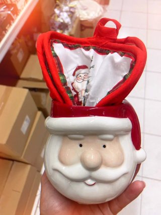 Decorazione Natalizia con 2 Presine