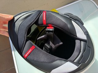Casco Moto Nuevo con Auriculares y 2 Visores