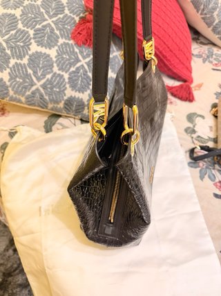 Bolso Michael Kors Negro Cocodrilo