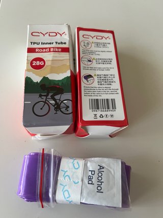 2 Cámaras de TPU para Bicicleta de Carretera