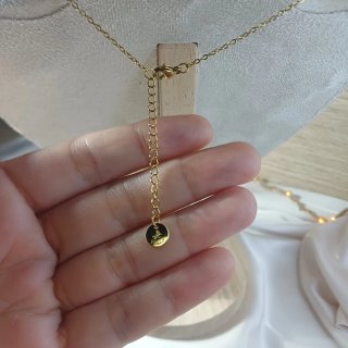 Colgante Turquesa Natural Chapado Oro 18k