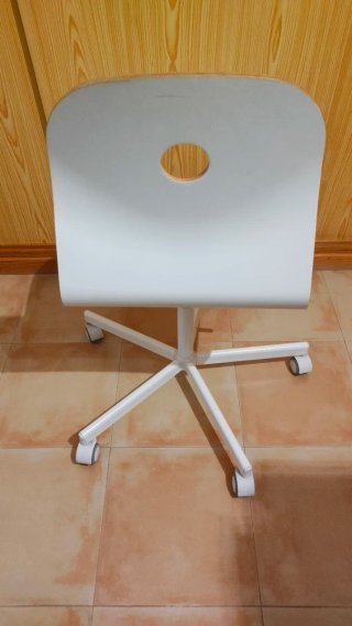 Silla de oficina Ikea Sporren blanca