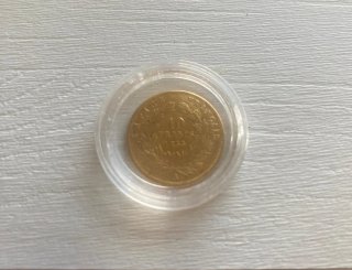 Moneta d'Oro di Napoleone III 1855